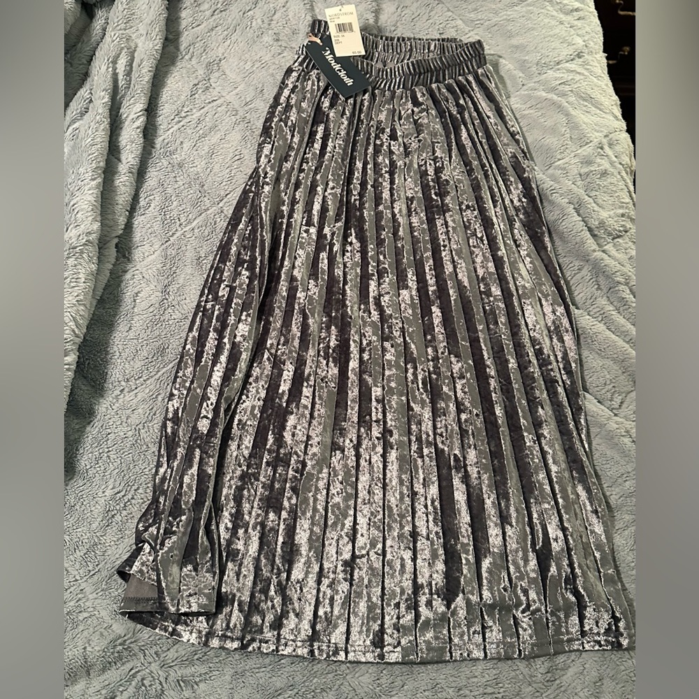 Nordstrom ModCloth Velvet Skirt